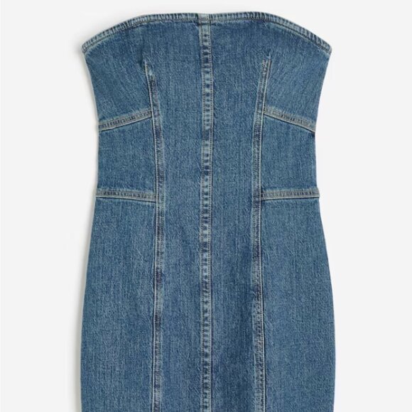 H&M Dresses & Skirts - H&M Denim Bandeau Dress